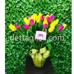 20 tulipanes